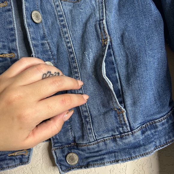 Papaya Jean Denim Jacket Size S - Picture 3 of 11
